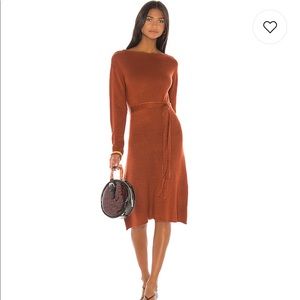 House of Harlow Brown Sweater Dress